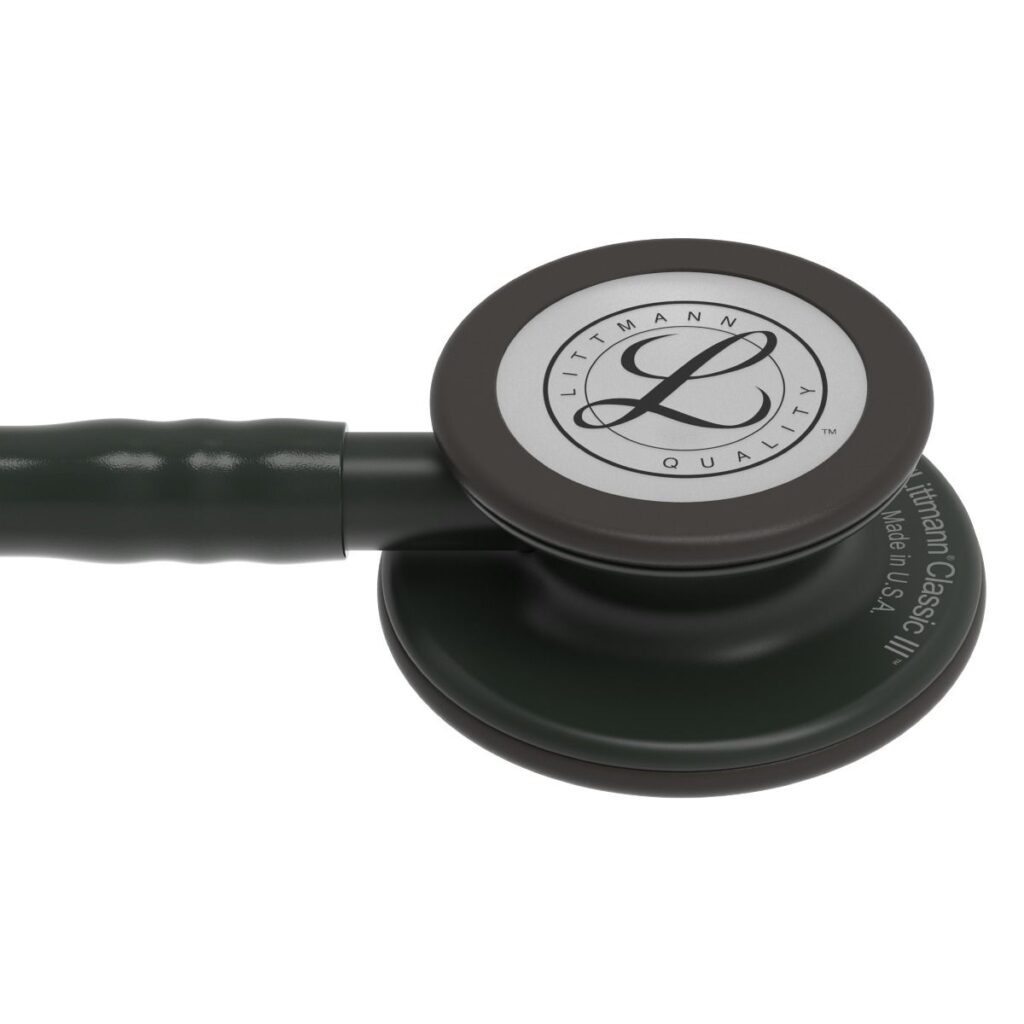 ESTETOSCOPIO LITTMAN CLASSIC III BLACK BLACK EDITION - Imagen 3