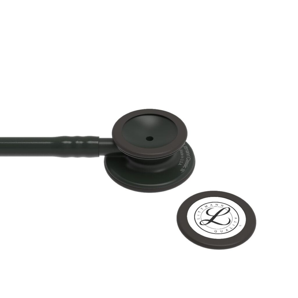 ESTETOSCOPIO LITTMAN CLASSIC III BLACK BLACK EDITION - Imagen 4